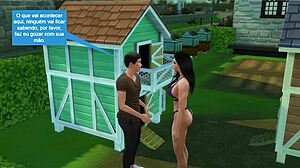 חוקר קומיקס פורנו 3D עם התחפשות והומו