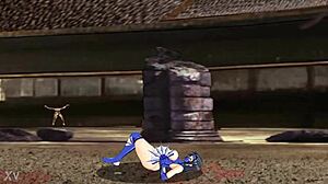 Kitana'nın sıcak ninja karnı güreşte yumruklandı