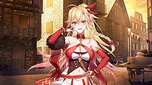 O wow, izgubi devištvo v 3D anime hentai igri!