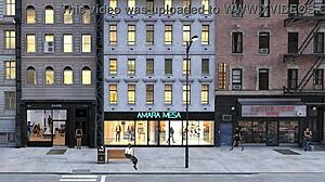 Stidljiva devojka žudi grub bukkake sa pet pozivača u Kink Maker hentai igri