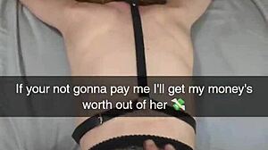 tenant leaves tied-up submissive as landlord payment on day two