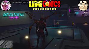 Spider Man Meets Kasumi the Prostitute