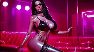 Jessica's Striptease in Roger Rabbit AI