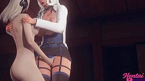 sexy girl gamer in hard sex hentai - japanese asian manga anime porn