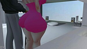 Old man brings pink girl home while wife is out