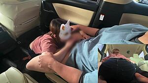 Wife Gives Blowjob In Car To Avoid Cheating Check