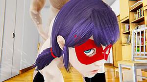 Ladybug Hentai: Ladybug Fucked by Big Fat Man in Manga Anime