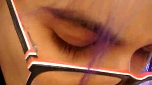 She gives semen in the mouth and eats all the milk