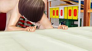 hentai - math teacher fucked by gym teacher in sports warehouse