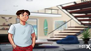 Summertime Saga Maid Dances and Shakes Her Ass Wildly!