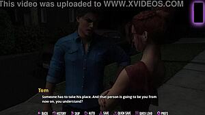 fucking busty brunette passionately, she begs for creampie