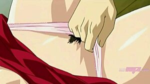 Busty lærerinne ødelagt av elever, hun stønner i usensurert hentai