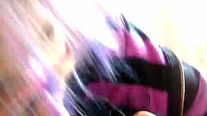 She gives semen in the mouth and eats all the milk