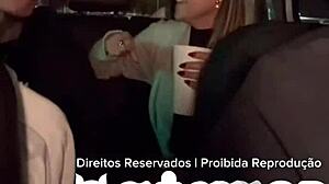 Wow, I Sucked Him in the Car While the Cuckold Drove and Fucked Him Hard in the Room!