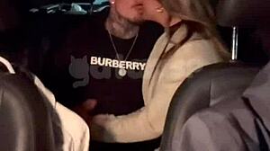 Wow, I Sucked Him in the Car While the Cuckold Drove and Fucked Him Hard in the Room!