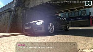 In the bloody passion game, denise gives a handjob to sell a car.