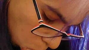 She gives semen in the mouth and eats all the milk