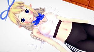 Flonne from Disgaea Removes Clothes and Enjoys Sports Outfit