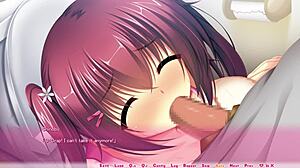 Real hentai situation part 26 yuri route 1 intense blowjobs and facials