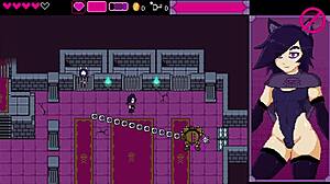 gameplay the nekomancer 1 cute femboy catboy fights monsters