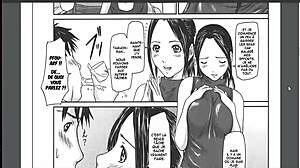 Perverted maid fucks passionately.