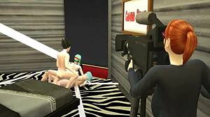 Bulma se promění v prostitutku pro syna a kamarády v parodii Dragon Ball. Zaslepená a nahraná při šukání, video posláno cuckold manželovi.