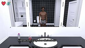 Блондинка чирлидер не может вставить большой белый член в рот