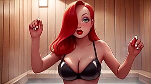 big boobs jessica milf bouncing tits and ass in the sauna free ai