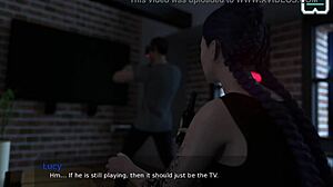 blody passion lucy first time giving handjob