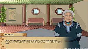 Gilf gets fucked in four elements trainer part 59 😈