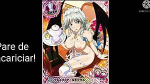 グレイフィアと大胆なオナニー指示、小さな夜のヘンタイ