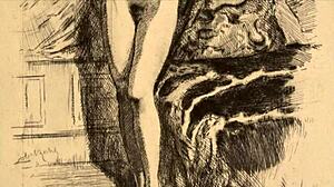 Podrobné vintage erotické umelecké animácie