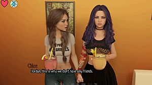 blonde cheerleader cant fit big white cock in mouth