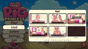 Świnka księżniczka zostaje naoliwiona na masywny cycki titjob w grze hentai odcinek 4