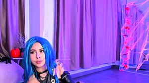 Latin Jinx Masturbates in Sexy Teen Titans Costumes!