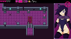 gameplay the nekomancer 1 cute femboy catboy fights monsters