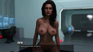 stranded in space 148 - hot busty ebony milf plays with her pussy and begs me to fuck her in her bed