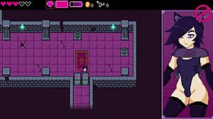 gameplay the nekomancer 1 cute femboy catboy fights monsters