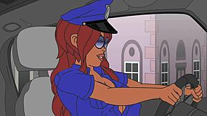 Busty policewife cheats on husband with unprotected fucking.