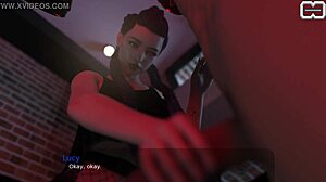 blody passion lucy first time giving handjob