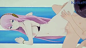 megurine luka and meiko engage in intense creampie sex from project sekai vocaloid hentai