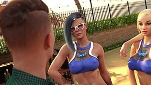 Tabu univerza 36 romantična scena z vročo emo punco z aparatom