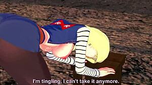 Android 18 chupando e levando foda em posições diferentes pov Dragon Ball Z parte 1