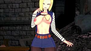 안드로이드 18가 다양한 자세로 빨아주고 박히는 POV 드래곤볼 Z 파트 1