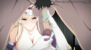 soft breasts bouncing in hentai, contrasting with hard nipples teasing the viewer