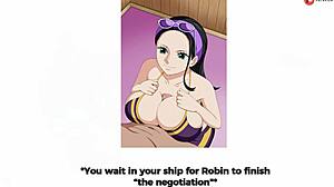 Nico Robin dari One Piece dapat naughty kongkek marine!