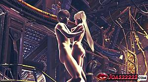 Wow! Horúca princezná s modrými vlasmi a prepichnutými bradavkami v análnej doggystyle, prechod na misionársku s tesnou pičkou a blízkymi zábermi a obrovským výstrelom vnútri!