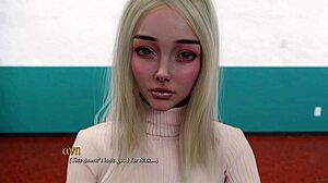 Does the innocent busty blonde virgin beg you not to be mad in being a dik 244?