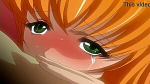 Bunny hooker in uniform gets hardcore anal fucking by business men in intense hentai scene