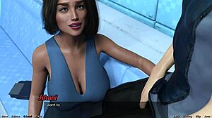 Stranded in space 83 - getting a hot handjob by indian milf with huge tits